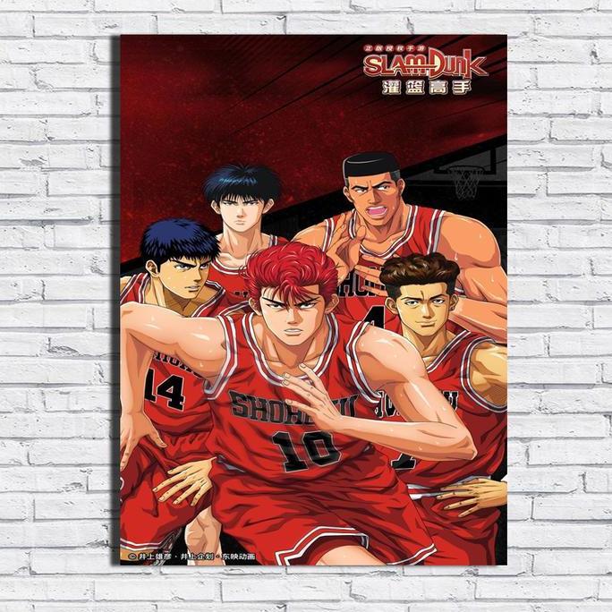 POSTER DINDING ANIME SLAM DUNK BASKET FBBOOK
