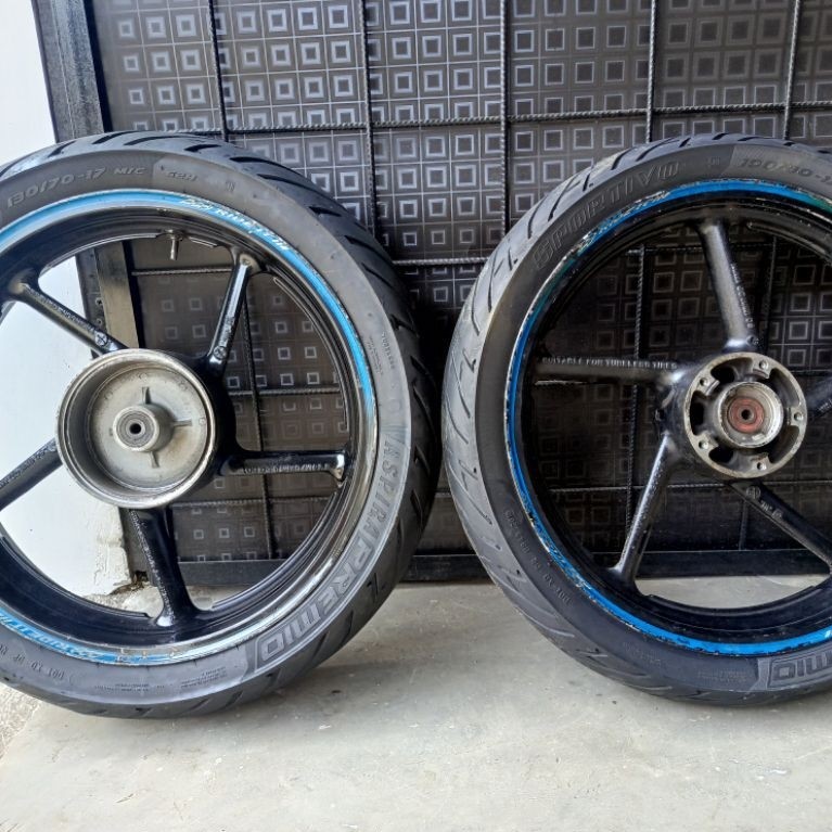 VELG YAMAHA BYSON SET BAN ORI LEPASAN MOTOR