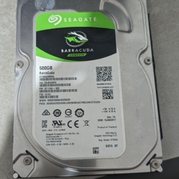 HDD Seagate barracuda (rusak)