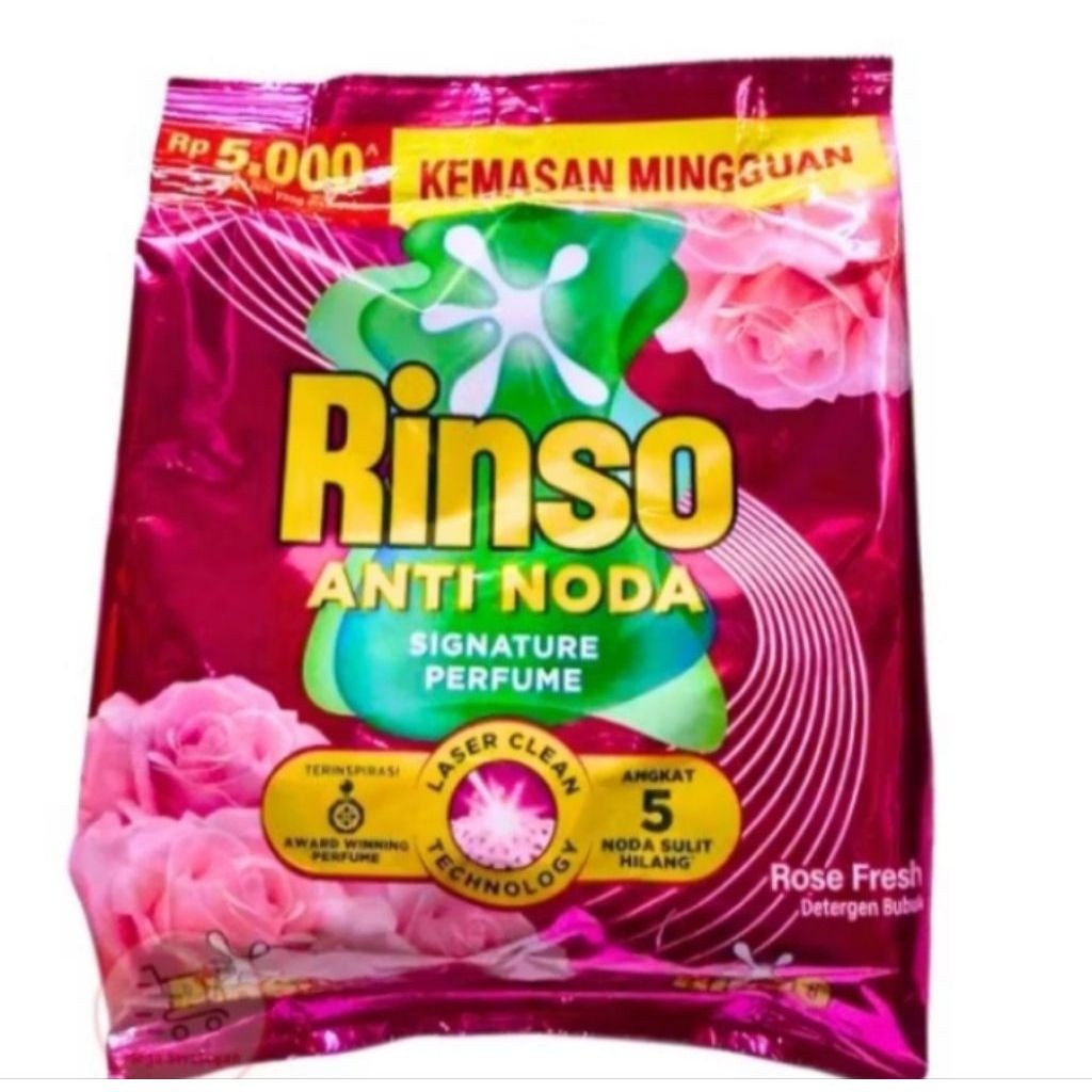Rinso bubuk 1dus kemasan 195gr 5000an
