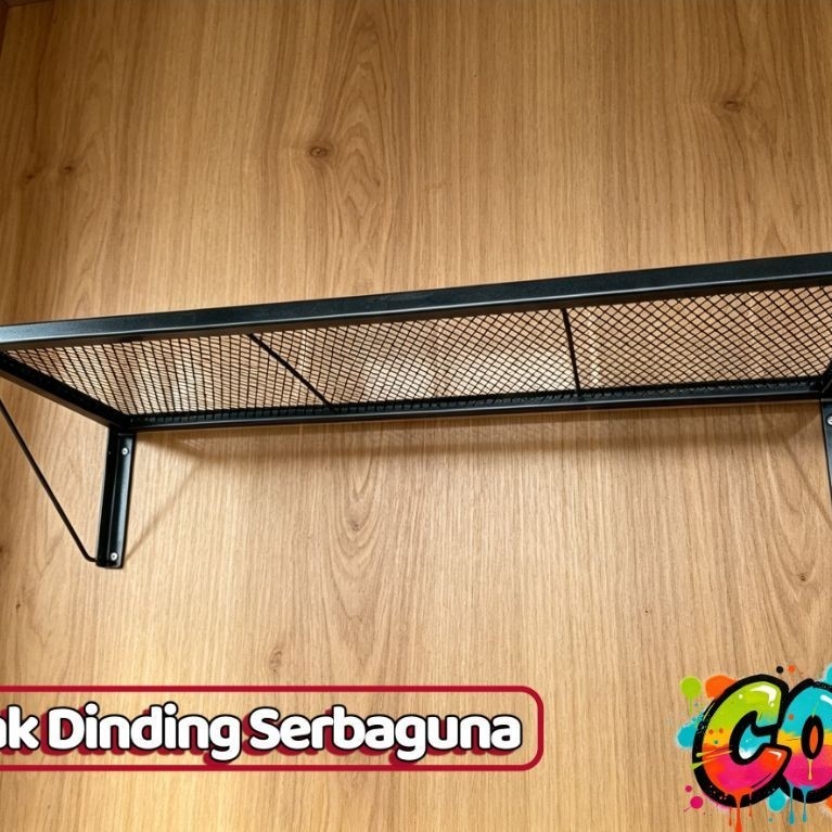 Rak Dinding Besi Multifungsi/Rak Tempel Dinding /Rak Pot Serbaguna