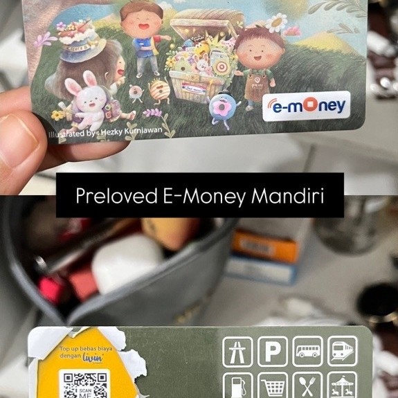 Preloved Kartu Etoll E-Money Mandiri Indomaret