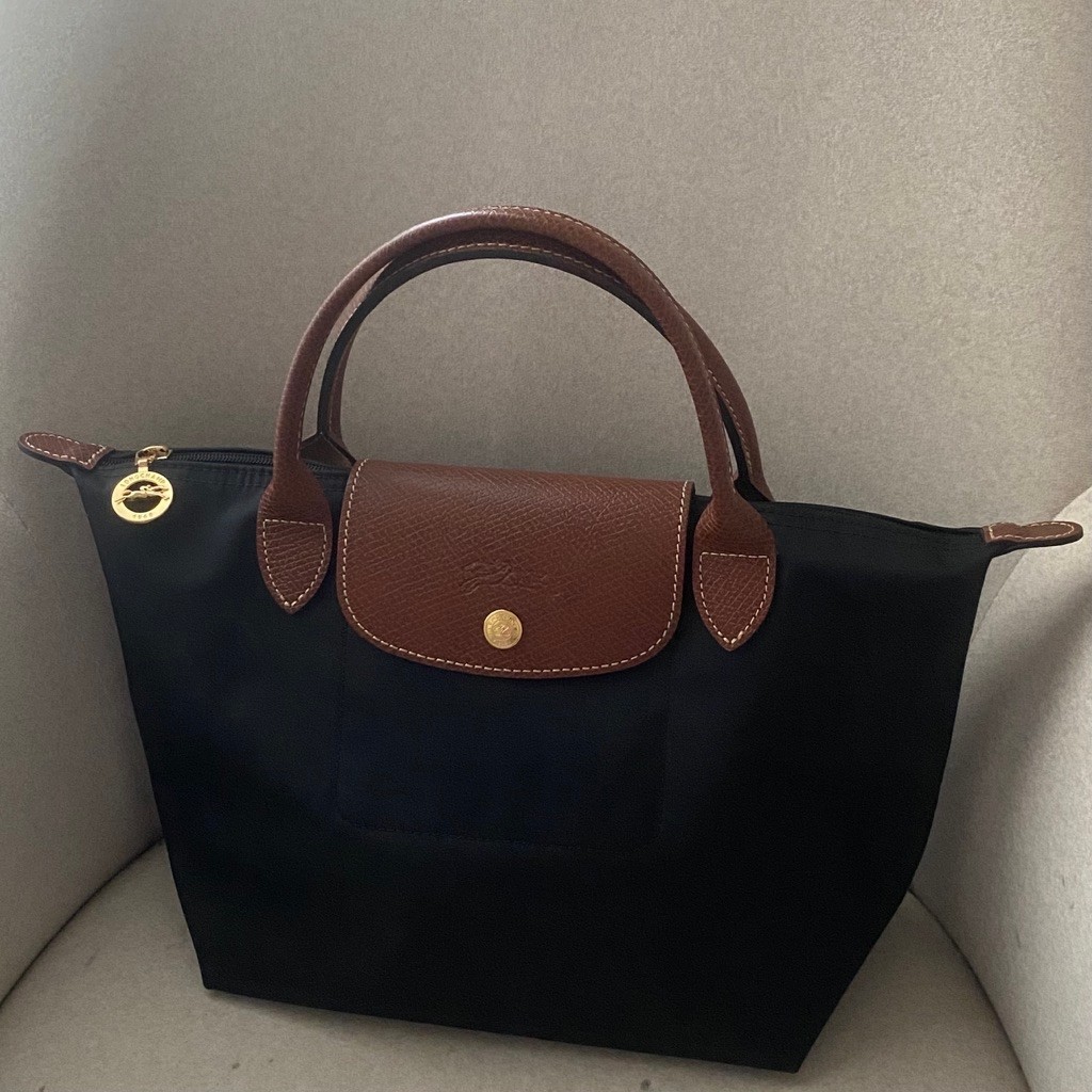 Longchamp small short handle // preloved