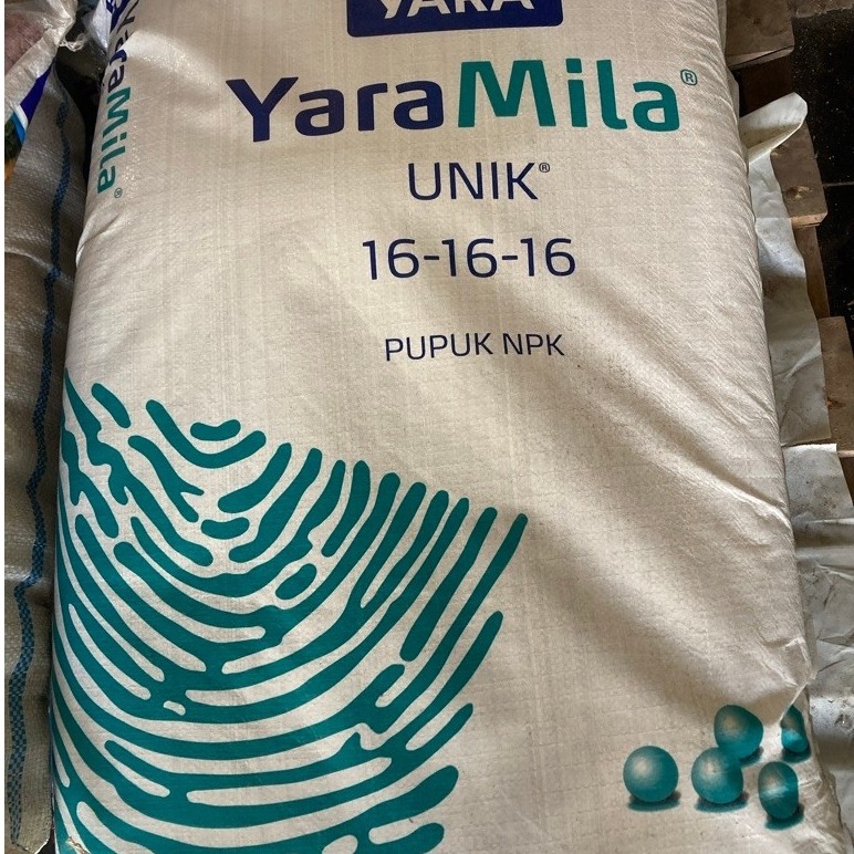 Pupuk NPK 16-16-16 Yaramila unik kemasan repacking