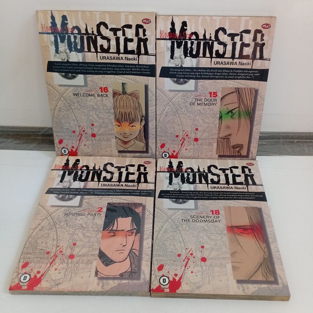 Buku Komik Monster Urasawa Naoki Cabutan