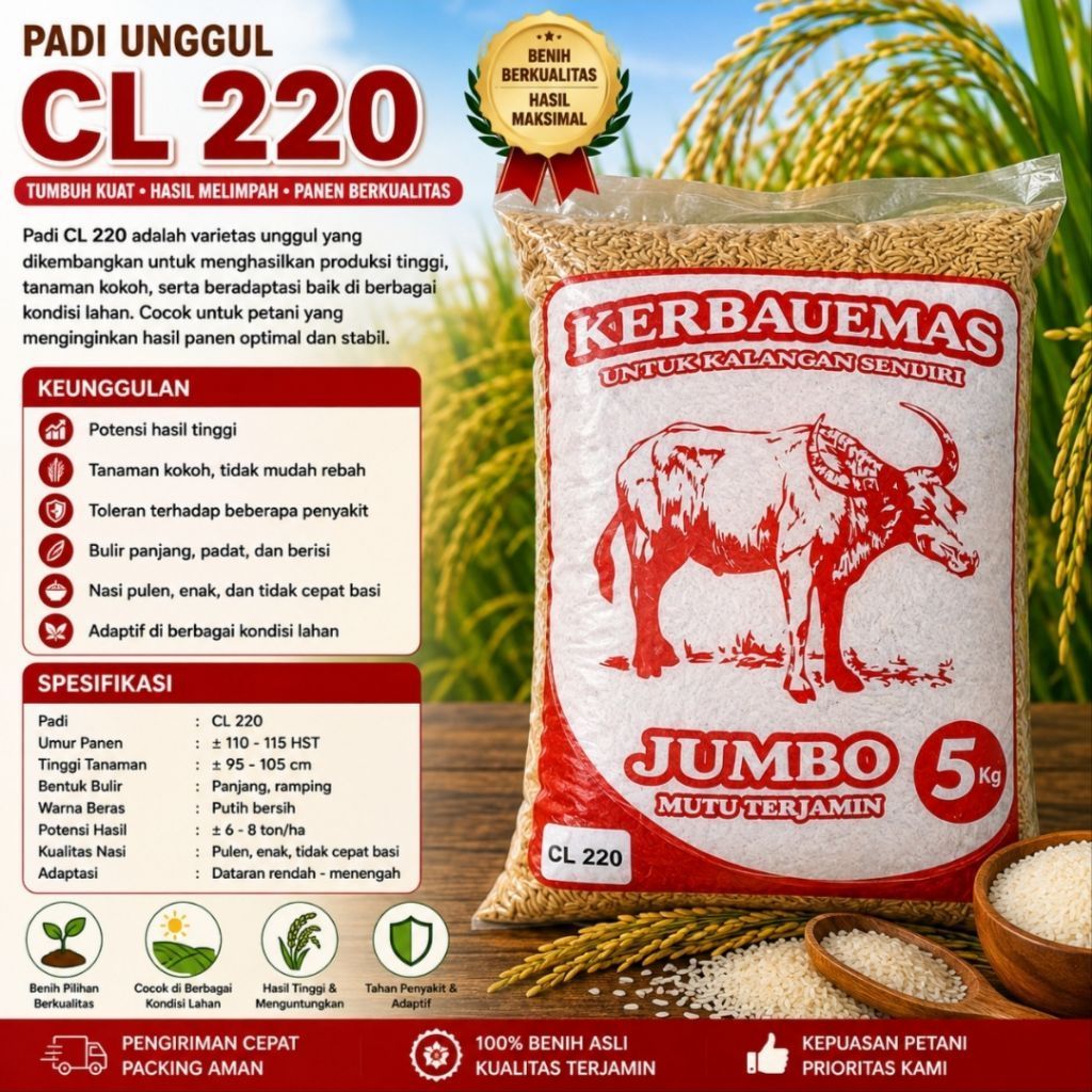 Padi CL220 original 5kg