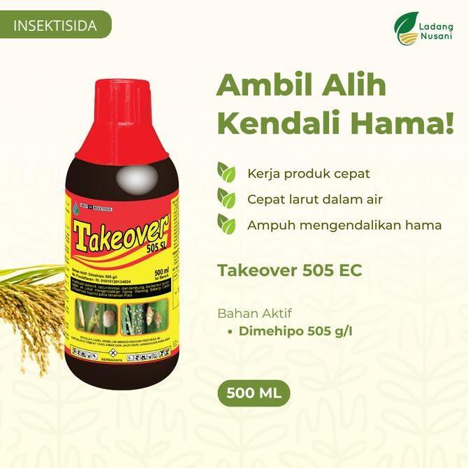 Mahakam TAKEOVER 505 SL 500 ml Insektisida Tanaman Padi dari Wereng Batang Coklat (TERBAIK) (TERBARU