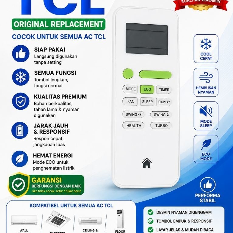 REMOT AC TCL AC TCL REMOTE