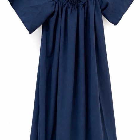 Dress pendek crinkle NAVY
