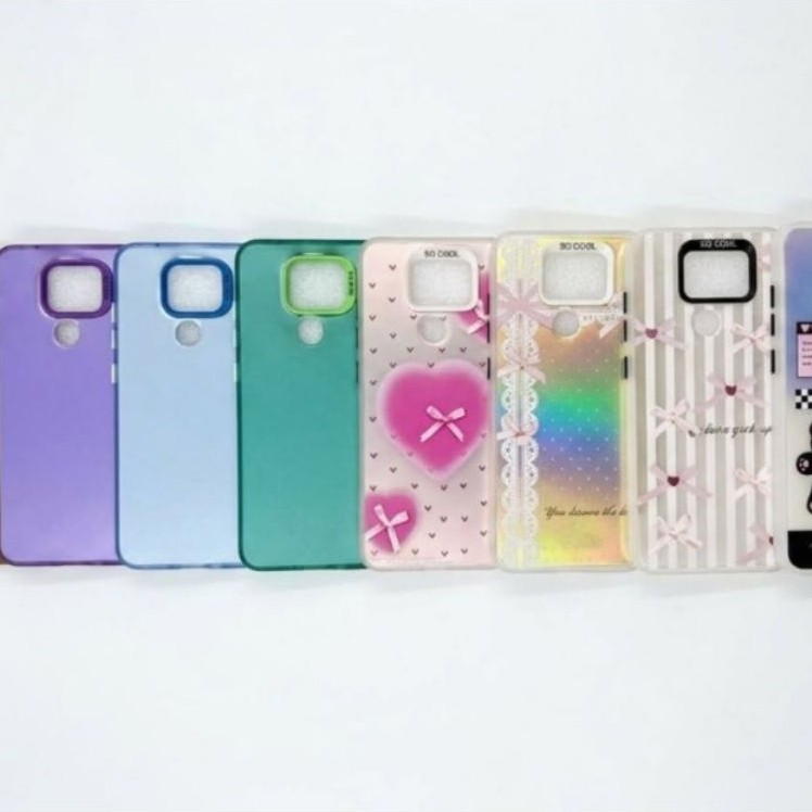 Soft case motif dan aesthetic dan polos Redmi note 9