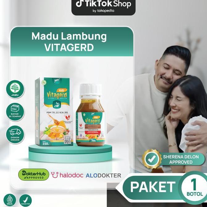 Beautyhealth- Madu Vitagerd - Membantu Mengatasi Asam Lambung, Mual, Muntah Dan Gerd Anxiety (Cemas 