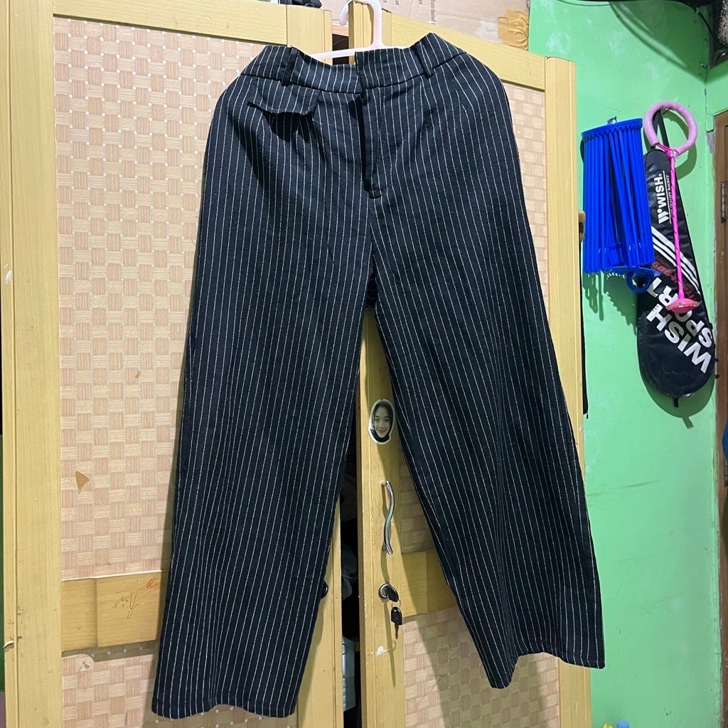 celana oro stripe pants PRELOVED by womscloth