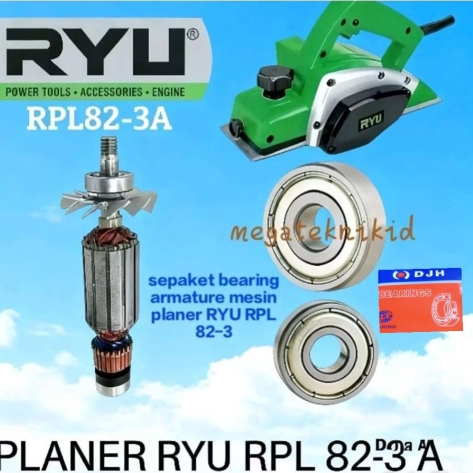 bearing klaher mesin serut ryu rpl 82-3/laher pasah kayu planer kayu ryu rpl 82-3