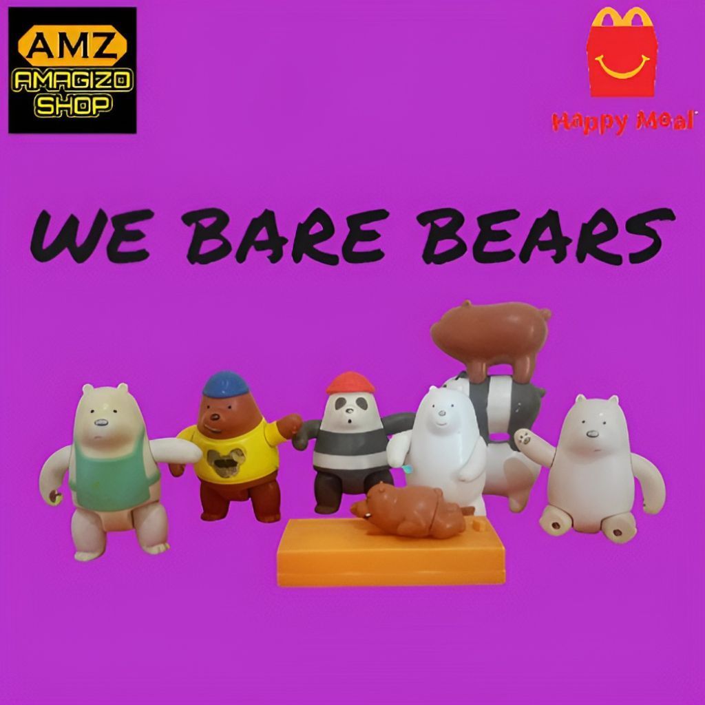 We Bare Bears MCD 7 Pcs (Dapat Semua)