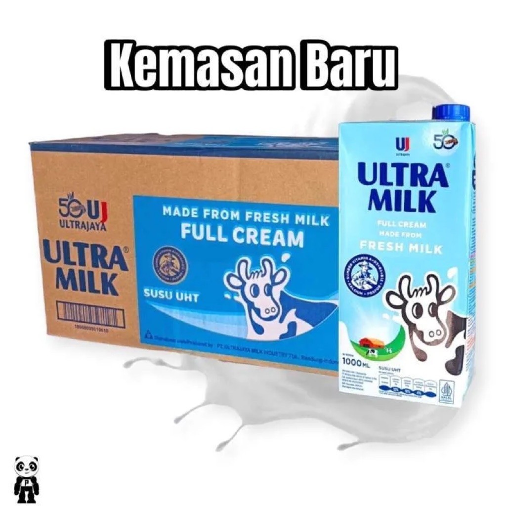 Susu Ultra Milk UHT 1L / 1 Dus / 12 Pcs