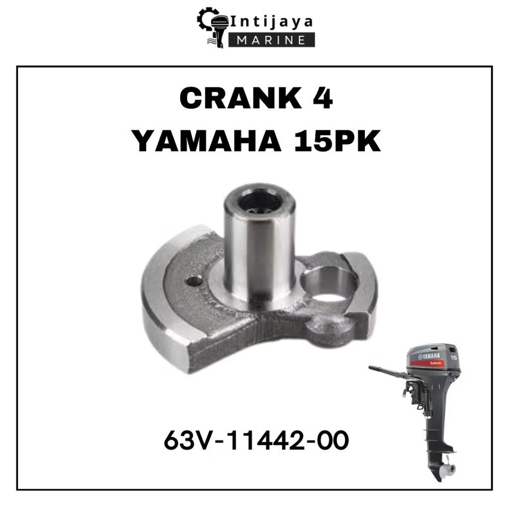 POROS ENGKOL CRANKSHAFT 4 15PK 63V-11442-00 SPAREPART MESIN TEMPEL OUTBOARD