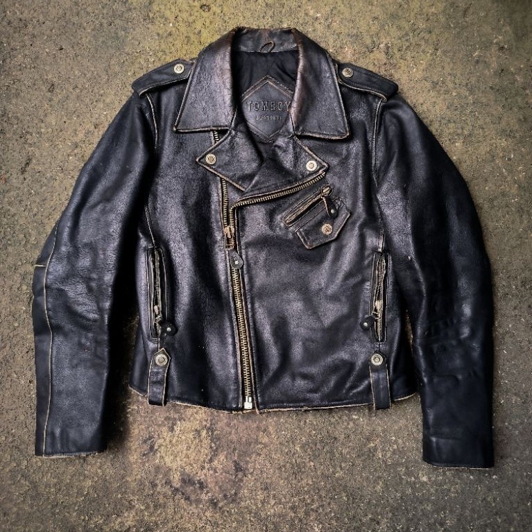 Tomboy Motorcycle Biker Leather Jacket