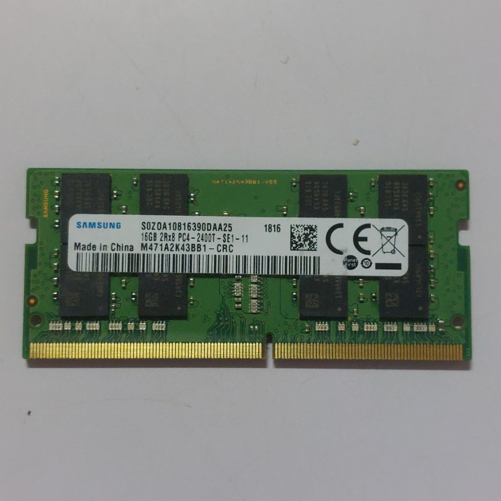 SODIM RAM LAPTOP DDR4 16 GB PC4-2400T SAMSUNG Original