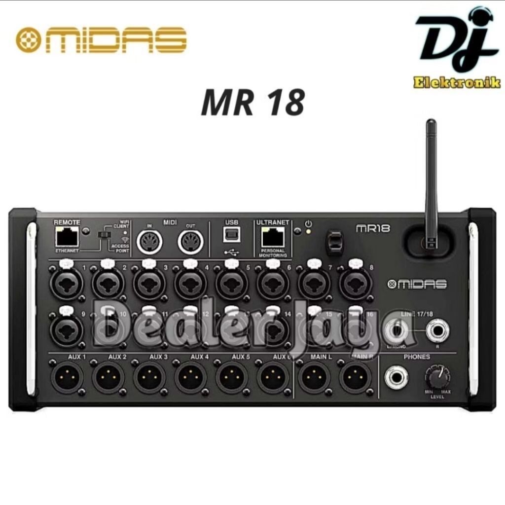 Mixer Digital Midas MR 18