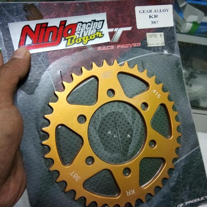 gear almunium qtt kaze,dash,ninja r,rr orinal