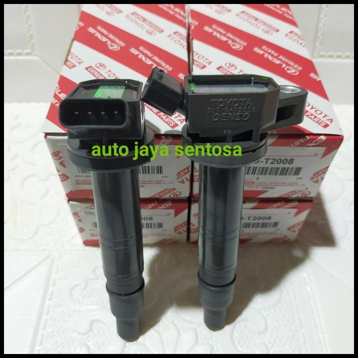 TERBARU TOYOTA IGNITION COIL KOIL BUSI ORIGINAL JAPAN UNTUK INNOVA REBORN FORTUNER VRZ VNT BENSIN DI
