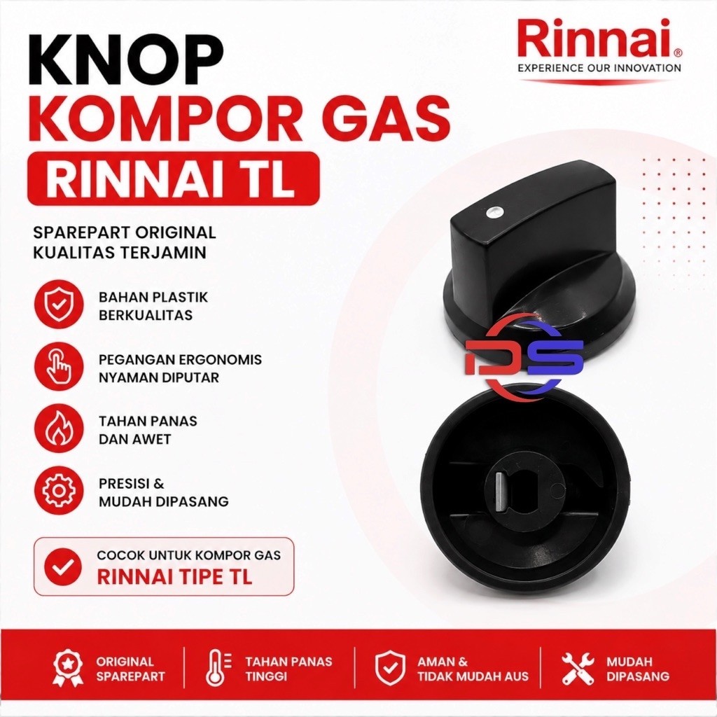 Knop putaran kompor gas rinnai TL / Knop kompor api seribu