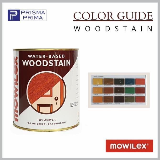 NEW Cat Kayu Mowilex Woodstain Politur Mowilex