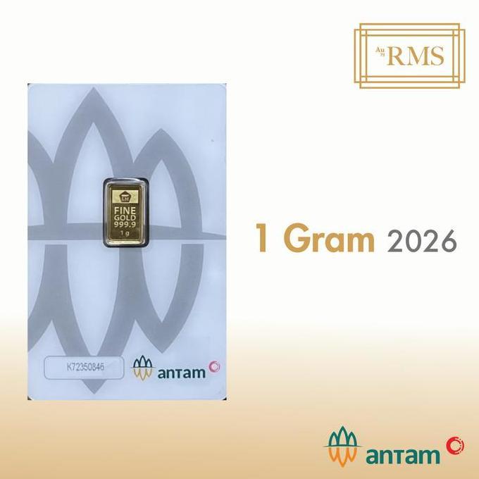 1 GR (GRAM) LOGAM MULIA/LOGAM MULIA ANTAM/LM/EMAS ANTAM BERSERTIFIKAT