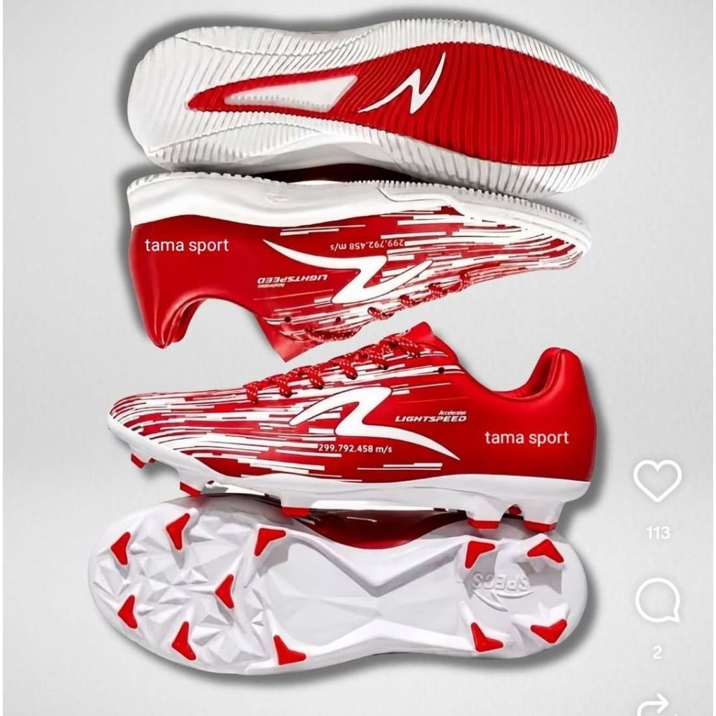 SPECS LIGHTSPEED REBORN IN FG MERAH PUTIH