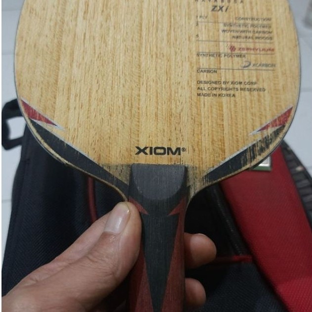 kayu blade second pingpong tenis meja Xiom hayabusa zxi