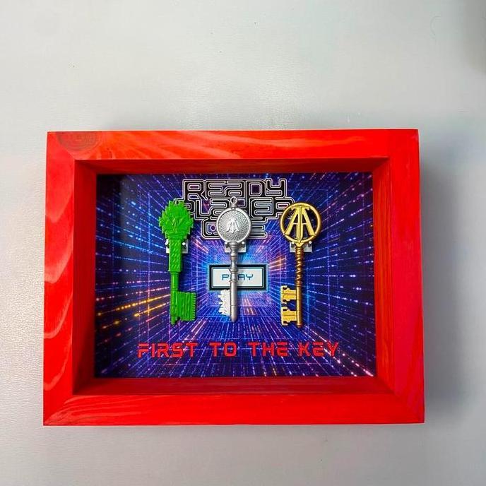 TERBARU - Ready Player One Keys 3D Frame Pajangan