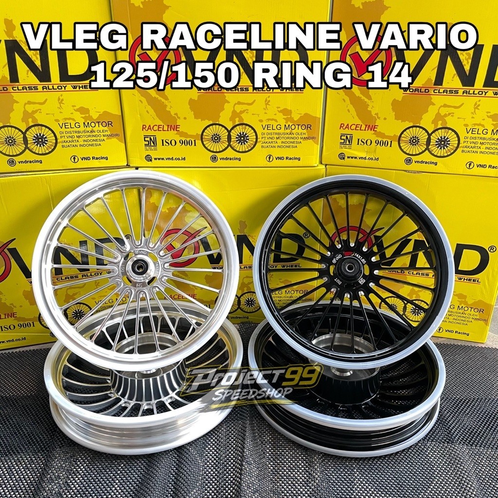 VLEG VND RACELINE RING 14 HONDA 110 BEAT SCOOPY GENIO VARIO 125/150