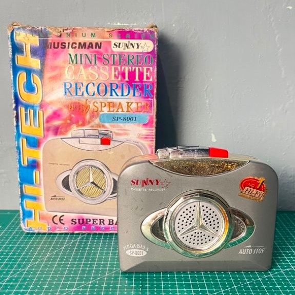 audio WALKMAN SUNNY casset recorder Walkman jadul alat pemutar kaset pira walkman lawas