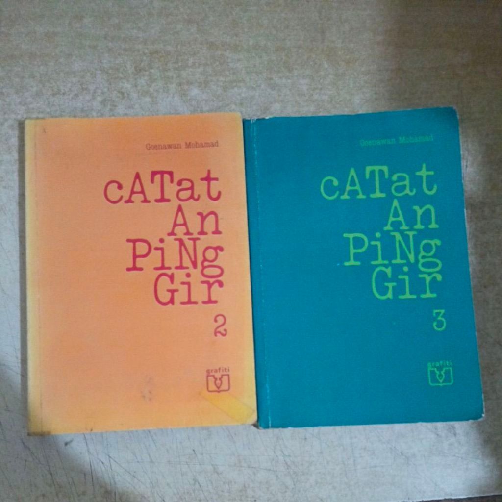Buku GOENAWAN MOHAMAD CATATAN PINGGIR 1, CATATAN PINGGIR 2