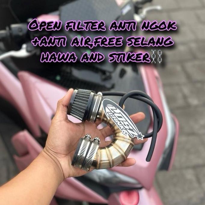 ANTI NGOK&ANTI AIR,open filter stenlist for aerox new,nmax new,vario 160