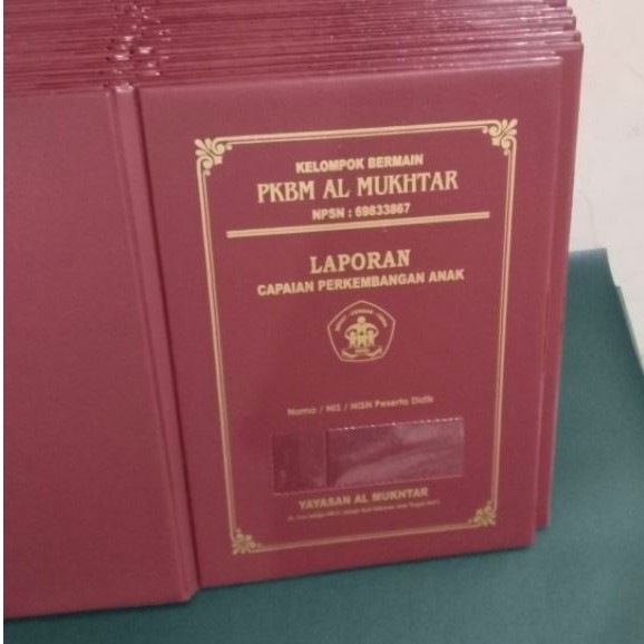 Map Rapot Ijazah Sablon Ase Tebal