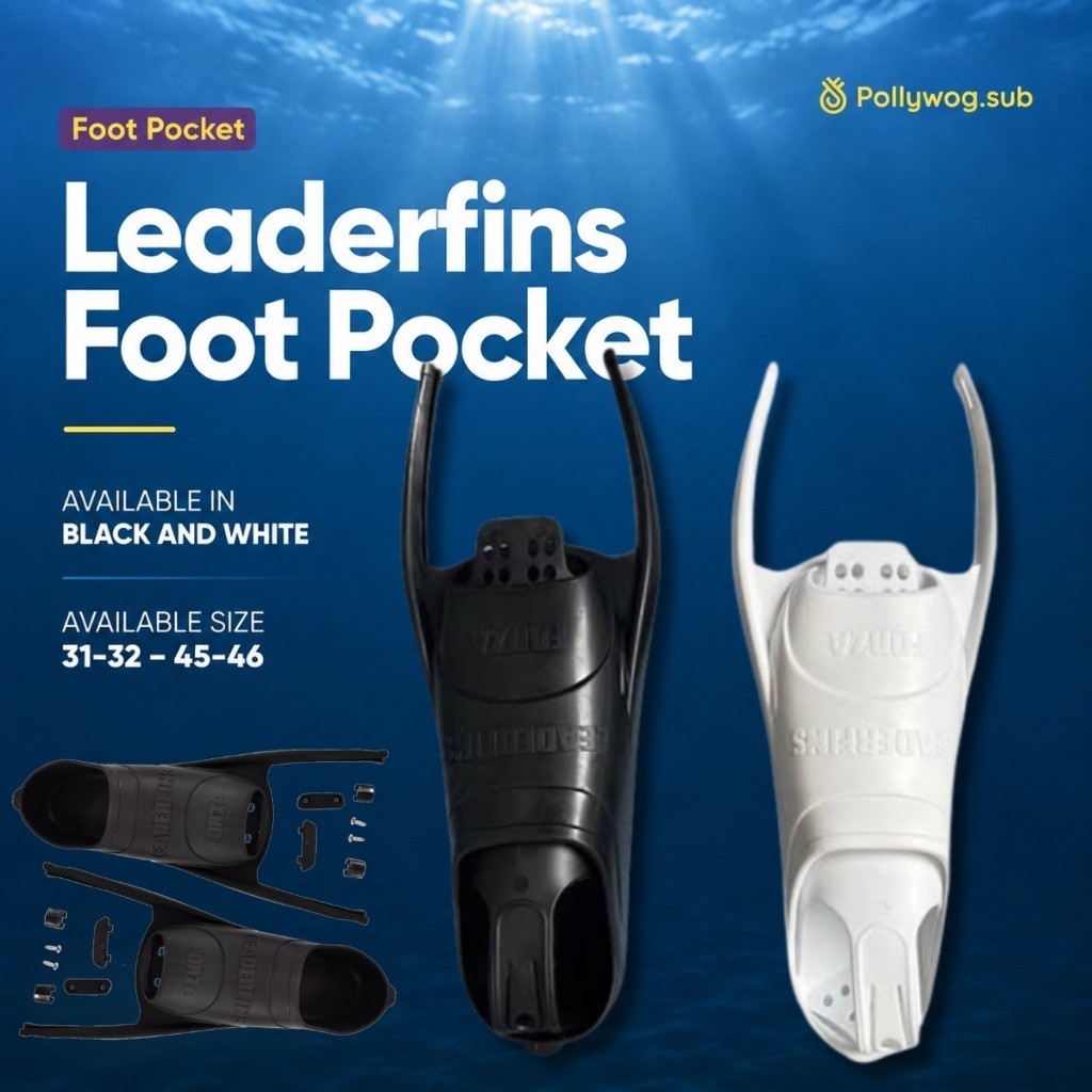 Leaderfins foot pocket freediving by Pollywog