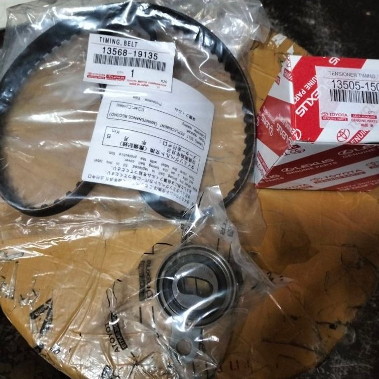 Timing belt set twincam AE92 tensioner timing belt set twincam AE92 high quality