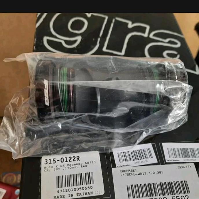 Promo Crank FSA Gravity Moto X Red Include BB FSA - bb73 Diskon