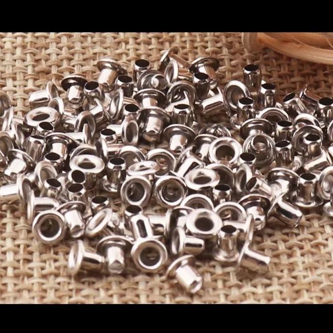 Mata Ayam Eyelet Mini 2.5Mm Nikel Single (Tanpa Ring Belakang)