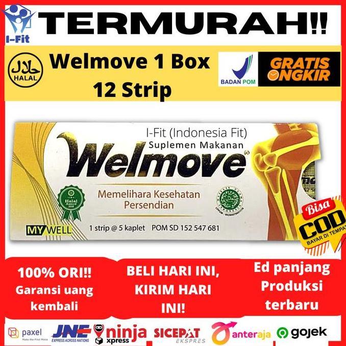 Segar- Welmove Per Box Isi 1 Strip Suplemen Sendi Obat Nyeri Radang Sendi