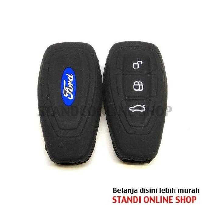 Promo Kondom Kunci Remote Silikon Cover Smart key Ford Ecosport Fiesta Focus Diskon