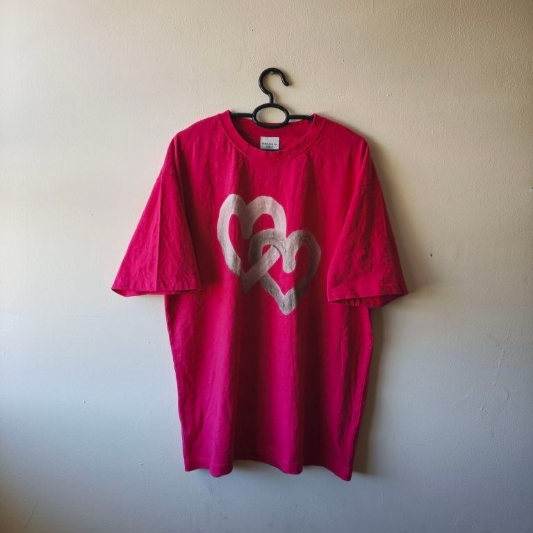 KAOS ADLV PINK FANTA HEART LOCK ORIGINAL