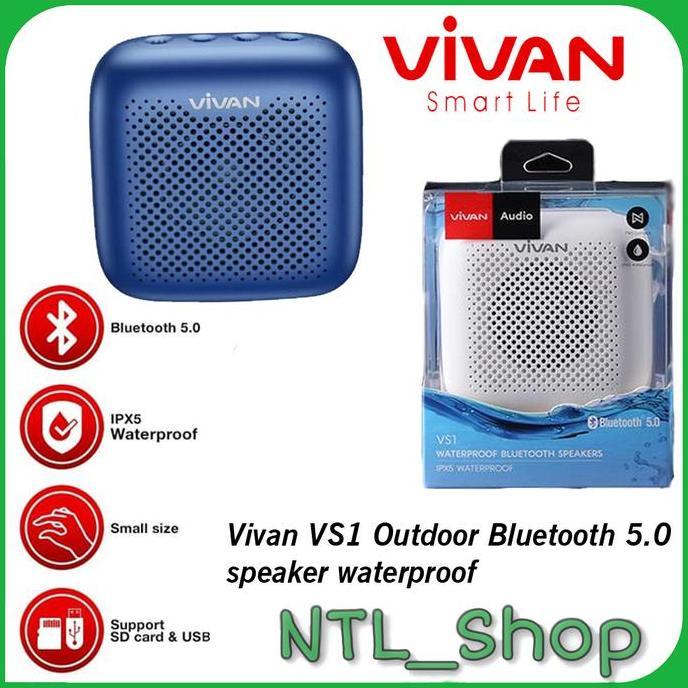 NEW Vivan VS1 Outdoor Bluetooth 5.0 speaker waterproof-speaker vivan vs1