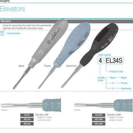 Osung Root Elevator / Dental Bein Gigi Original