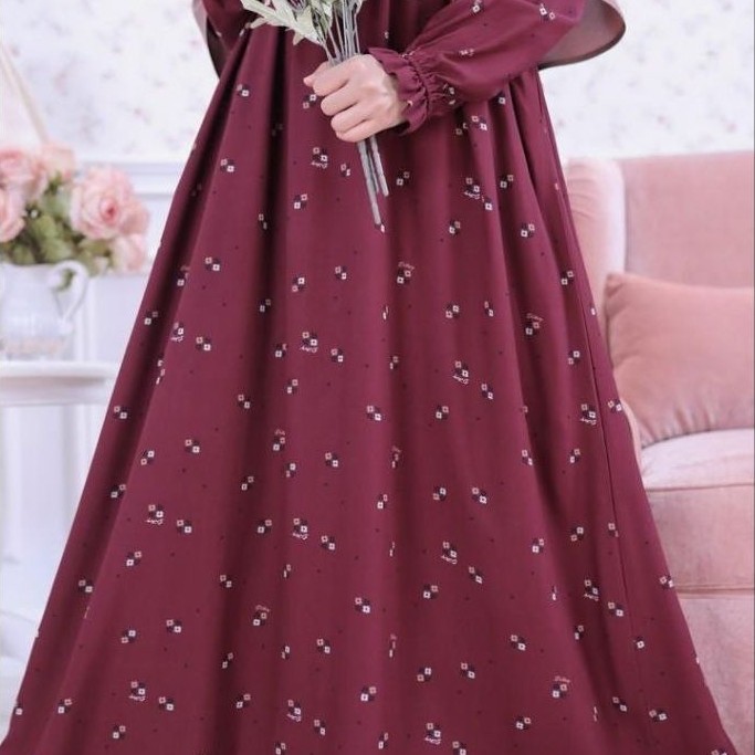 Ditsy Nightgown Lou dark plum Juli 2026