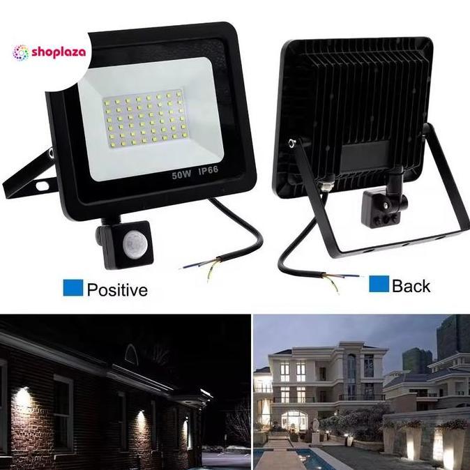 Lampu Sorot Pir Sensor Gerak Induksi Sensor Cahaya Outdoor 220V AC Led Floodlight Induction