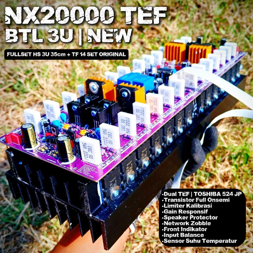 Driver NX20000 TEF BTL 3U | NX 20000 BTL | Clonning Built Up | Limiter , Sensor Suhu || Daya tinggi