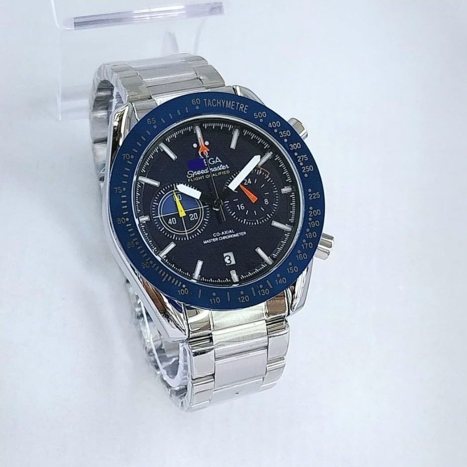 Grosir Murah Jam Tangan Pria Sport Chrono OMG Ome SpeedMaster Mewah Keren