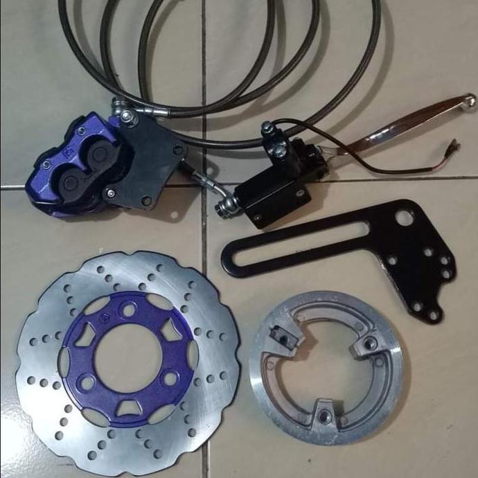 * Kit Rem Cakram Bldc Motor Listrik Komplit Ukuran Roda 10" - 17" ''